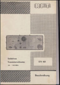 Selektives Transistorvoltmeter STV 401