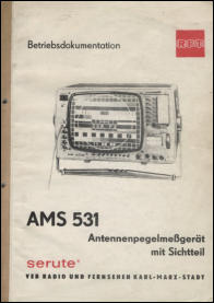 Antennenpegelmessgerät AMS 531